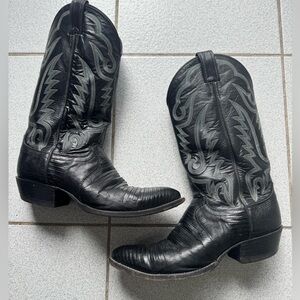 JUSTIN MENS COWBOY BOOTS SIZE 9